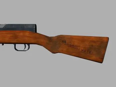Chinese Type 56 SKS Rifle 3D model
