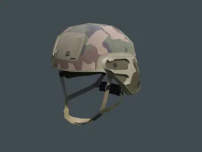 CASQUE Felin F2  Helmet  Low-poly 3D model