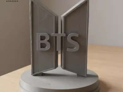 BTS Characters Pack Sculpture STL   Multi-Part K-Pop Figures 3D print model
