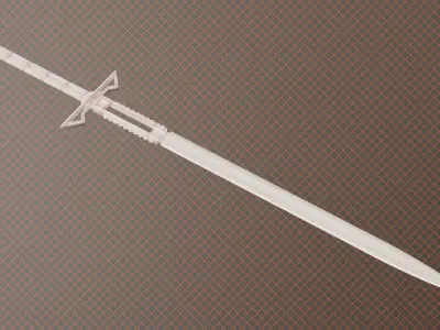 One Sword Base Mesh - Second Vol Free  Free low-poly 3D model