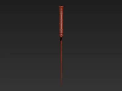 Dagger Sword Blade Cinematic Low-poly 3D model