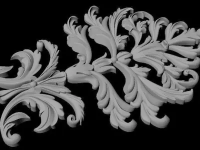 dekor ornate tree 3D model