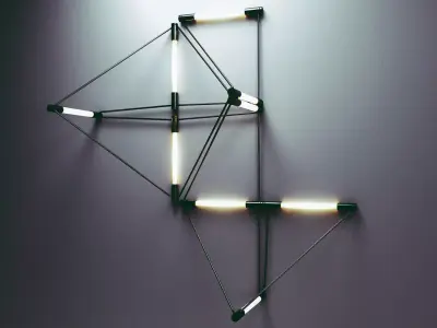 Meta Wall Lamp Free 3D model