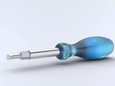 Screwdriver Free 3D model shop