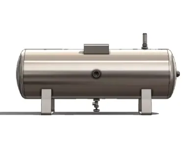 Tanque de Ar SMC VBAT38A1 RV Air Tank 3D model