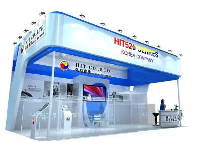 Exhibition - Area - 9X5-3DMAX2011-018 3D model