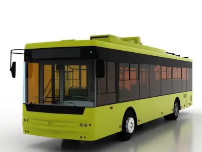 Trolleybus Bogdan T70110 3D model