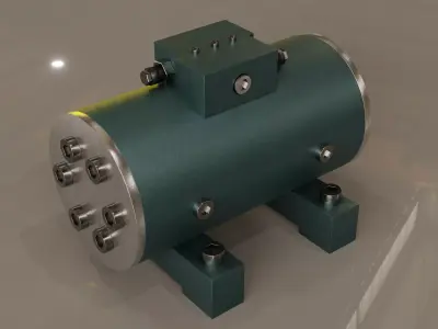 Rotary Actuator Free 3D model
