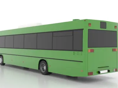 Mercedes-Benz O405 France Low Low-poly 3D model