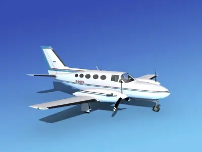 Cessna 425 Conquest I V12 3D model