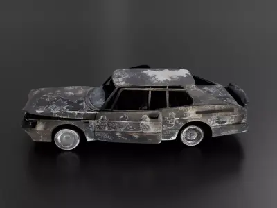 Abandoned car-08 3D print model