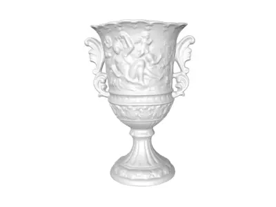 Decorated vase - trophy 3D print model