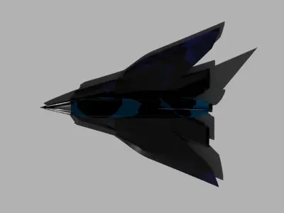 Scifi Fighter 3D model