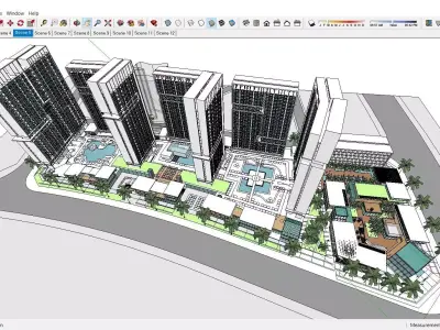 Sketchup Building 268 3D model