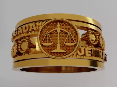 Abogada RIng 3D print model