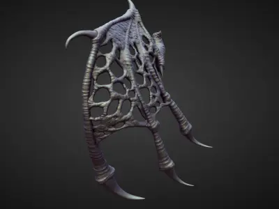 WING36 high poly sculpt 3D model