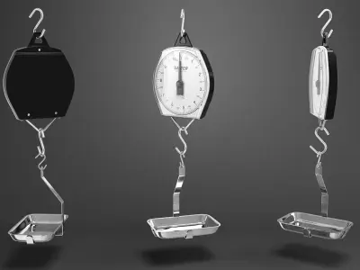 Brecknell 235 6S Mechanical Hanging Scales 3D model