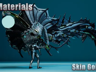 Sci-Fi Angler Fish Low-poly 3D model