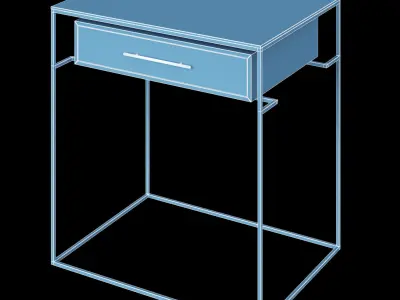 Codor Design - drawer side table 3D model