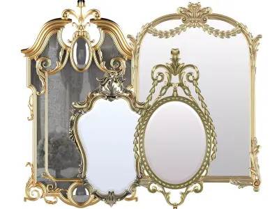 classical mirror set x 3D model