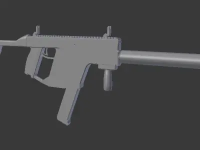 Kriss Gun Free 3D model
