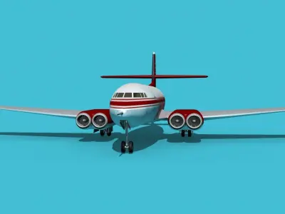AVRO Canada C-102 Jetliner V03 3D model