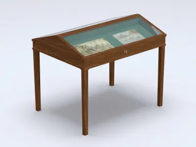 Exhibition case 2 3D model