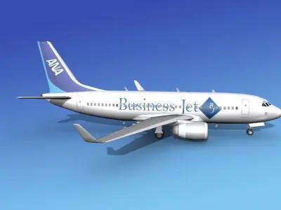 Boeing 737-700ER ANA Business Jet 3D model
