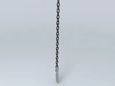 Hook chain Free 3D model