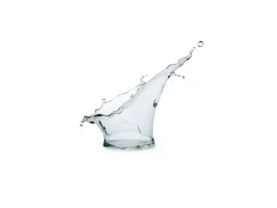 Dynamic Water Splash model pack Low-poly 3D model