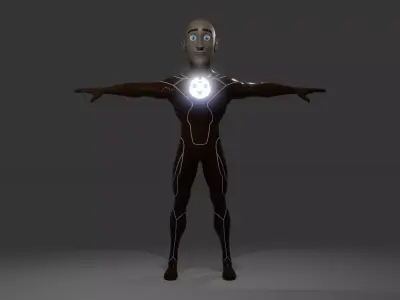 Gblade Original Character Low-poly 3D model