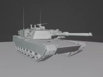 M1 Abrams-Model 3D model