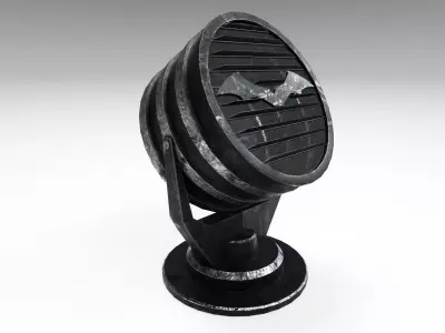 BAT SIGNAL  Low-poly 3D model