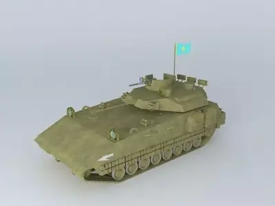 Armored personnel carrier Free 3D model by aelaman