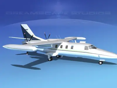 Dreamscape AF-46 Turbo Star Executive V04 3D model