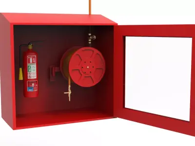 Industrial Fire Equipment model 3D model