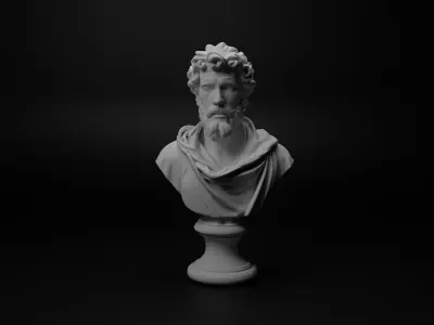 Italian Condottieri Bust Chess 3D print model get