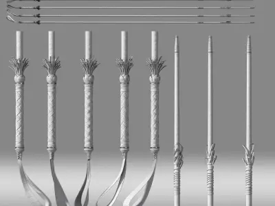 whip kurbash 3D model