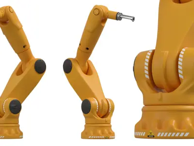Robot manipulator pbr simple rigged model 3D model purchase