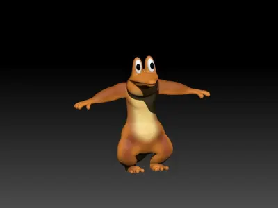 Crocodile 3d model 3D model