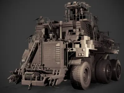 Slave Hauler 3D model