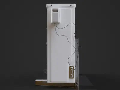 Realistic AC Unit 3D Low-poly 3D model