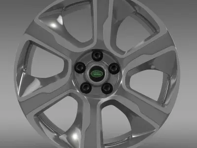 RangeRover Hybrid rim 3D model
