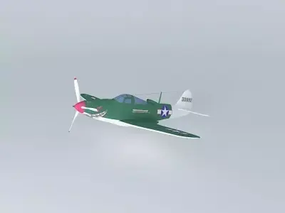Bell P-39 Airacobra Free 3D model