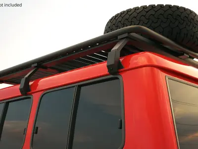 SUV Roof Cargo Platform 3D model