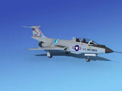 McDonnell F-101B Voodoo V04 3D model