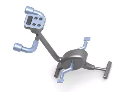 Gym Fitness Equipment 3D print model