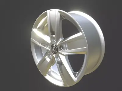 Wheel Volkswagen Original Transporter 3D model