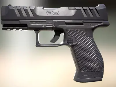 Walther PDP Compact Low-poly 3D model