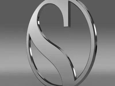 Sauber logo 3D model